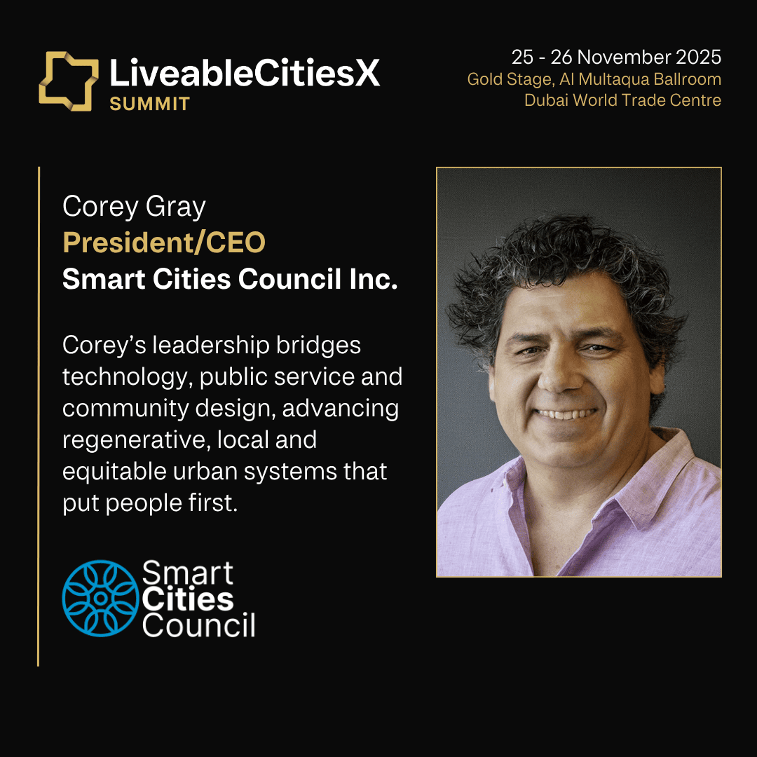 Corey Gray at LiveableCitiesX 2025